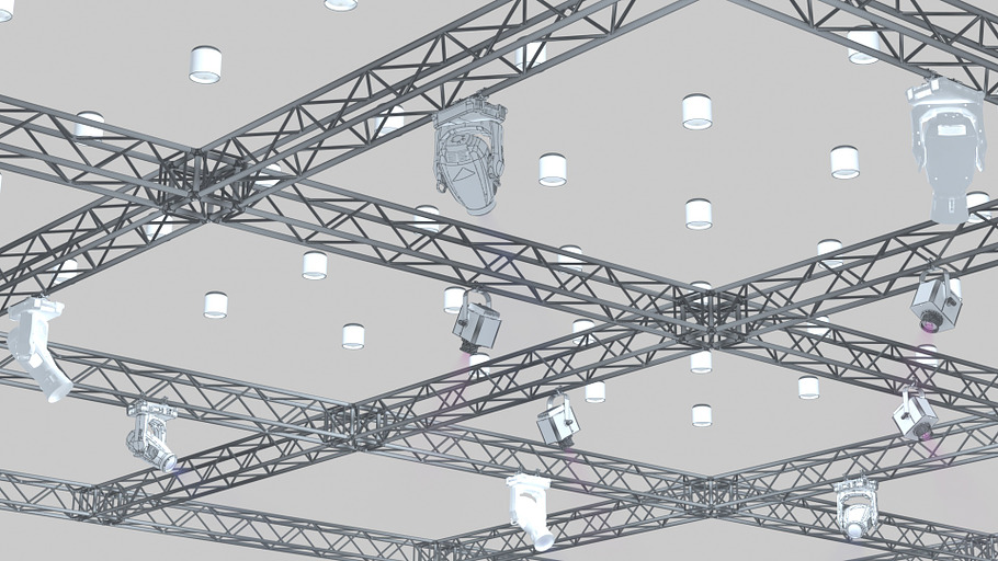 Big Square Truss-Stage Lights in Architecture - product preview 10