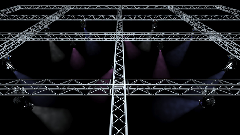 Big Square Truss-Stage Lights in Architecture - product preview 11