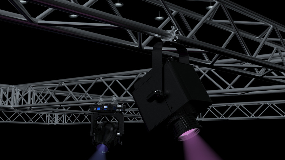 Big Square Truss-Stage Lights in Architecture - product preview 13