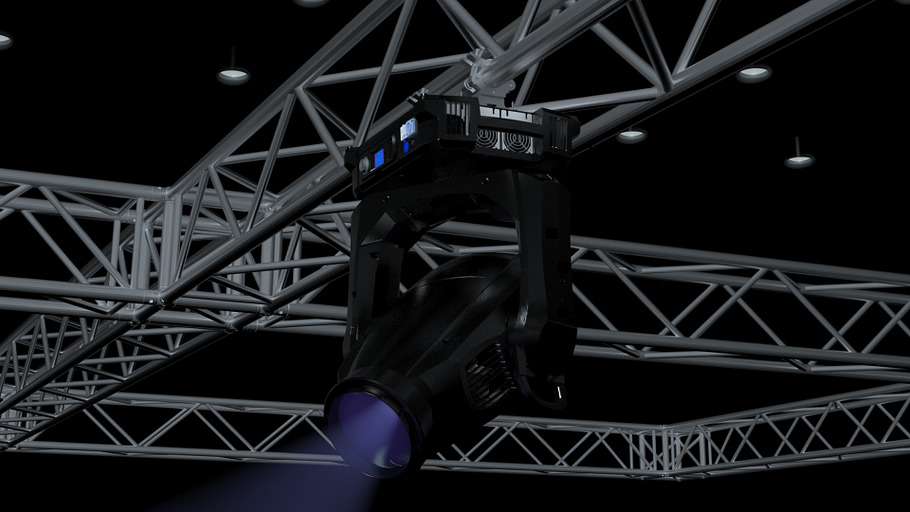 Big Square Truss-Stage Lights in Architecture - product preview 15