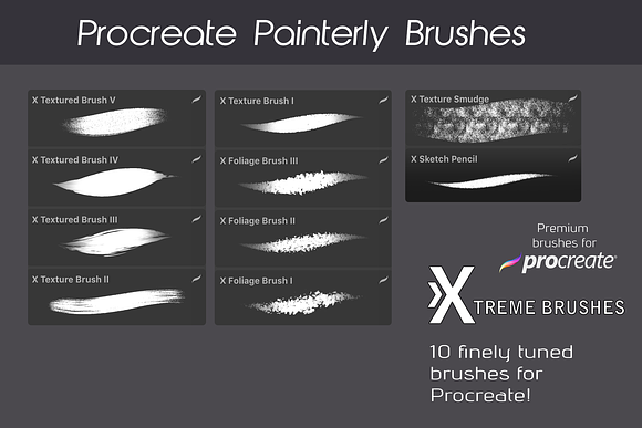 Procreate Painterly Brushes in Photoshop Brushes - product preview 1