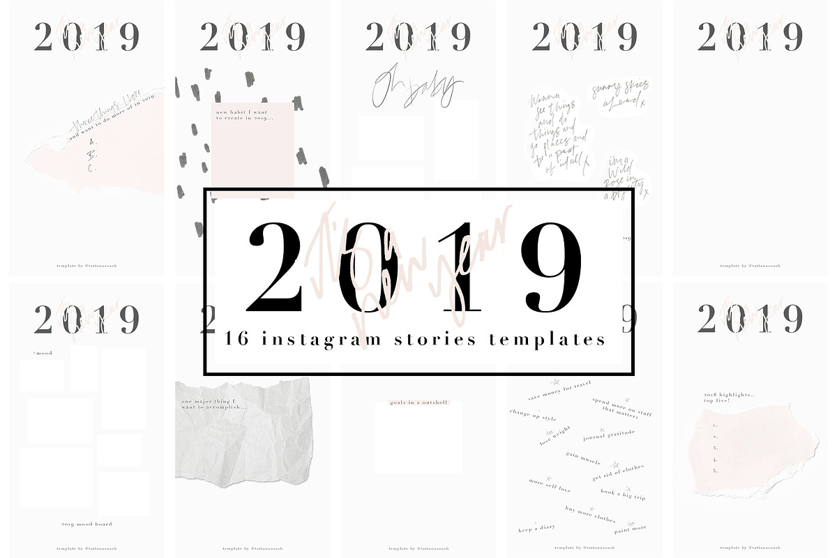2019 Instagram Stories Templates in Instagram Templates - product preview 8