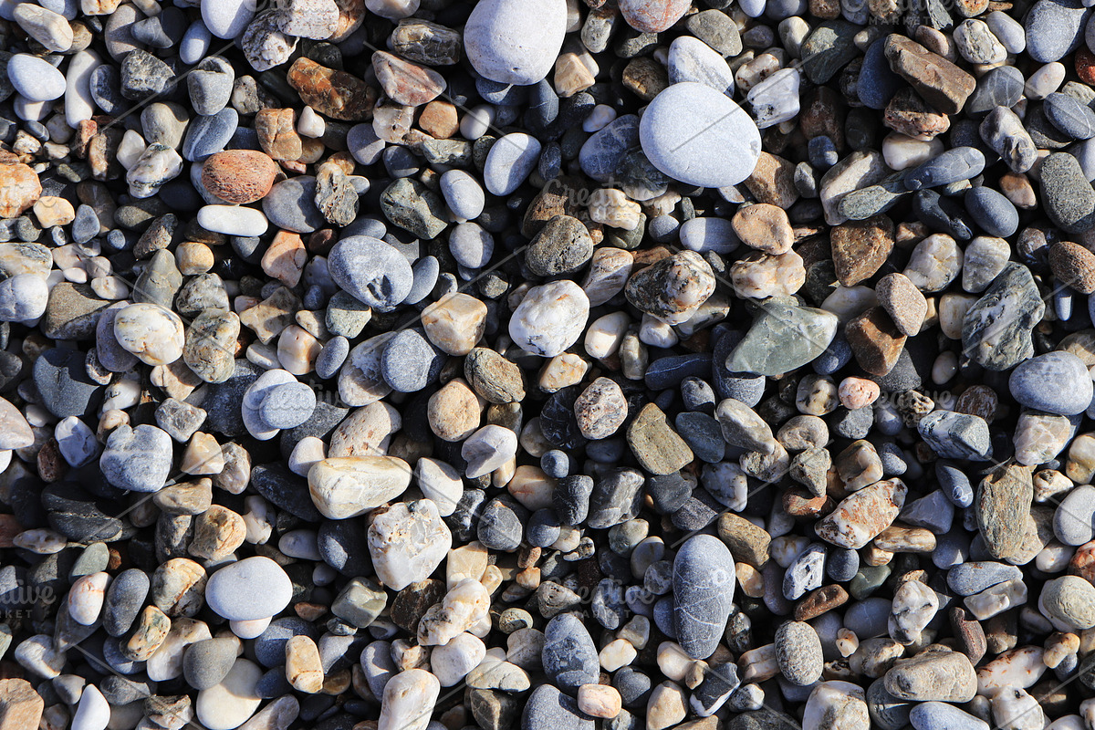 Beach pebble texture in Textures - product preview 8