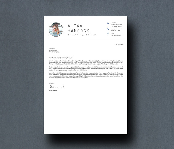 Creative CV Template 4 Pages in Resume Templates - product preview 5