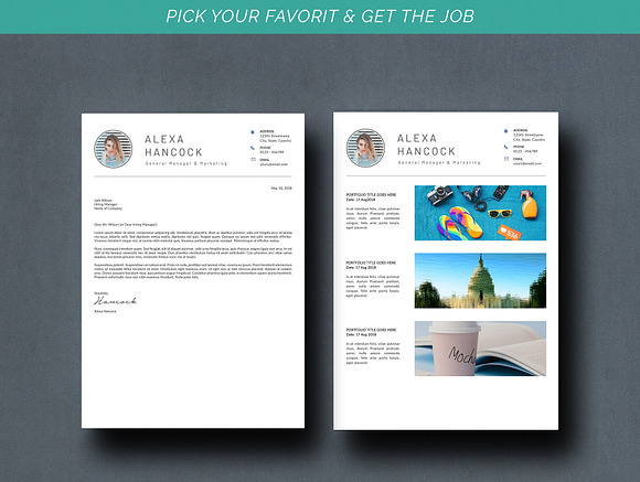 Creative CV Template 4 Pages in Resume Templates - product preview 7