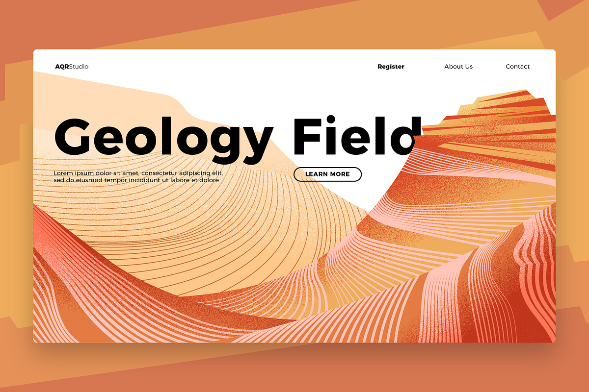 Geology Fiel - Banner & Landing Page in Web Elements - product preview 8