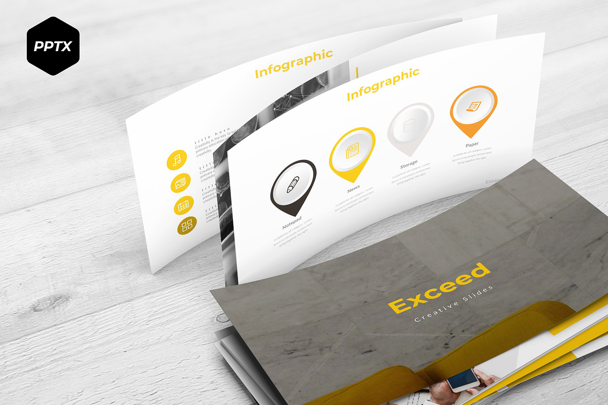 Exceed - Powerpoint Template in PowerPoint Templates - product preview 8
