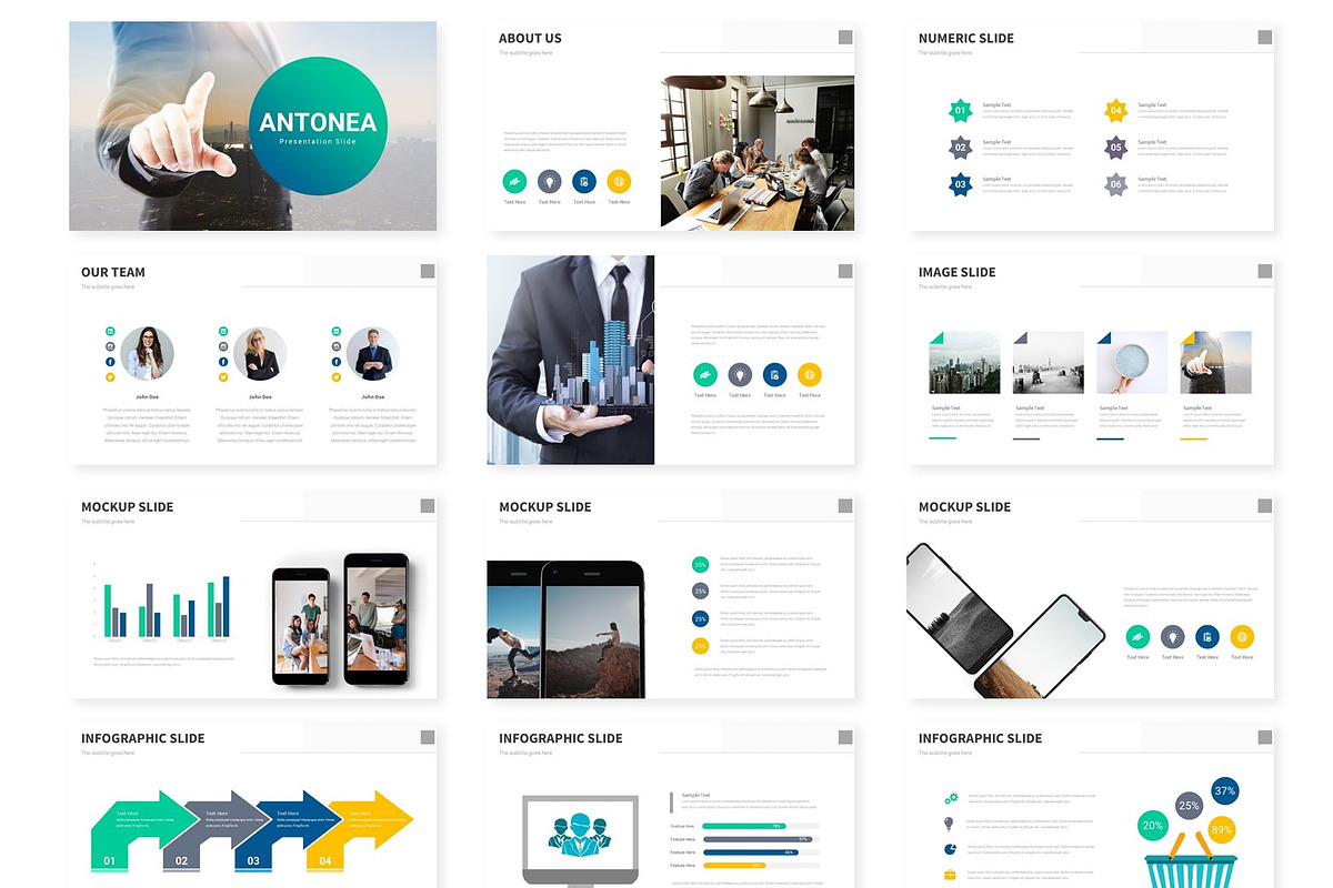 Antonea - Powerpoint Template in PowerPoint Templates - product preview 8