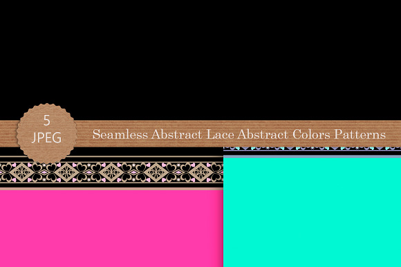 Seamless abstract lace color pattern in Patterns - product preview 2