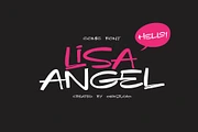 LISA ANGEL comic font