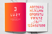 Luzy | 3 Weight Transcendent Font