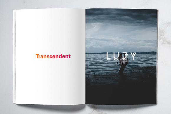 Luzy | 3 Weight Transcendent Font in Sans-Serif Fonts - product preview 3