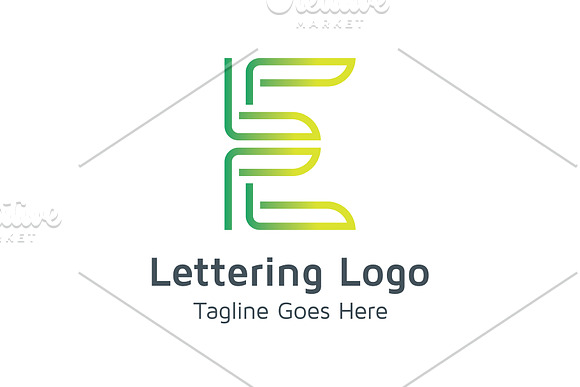 20 Logo Lettering E Template Bundle in Logo Templates - product preview 3