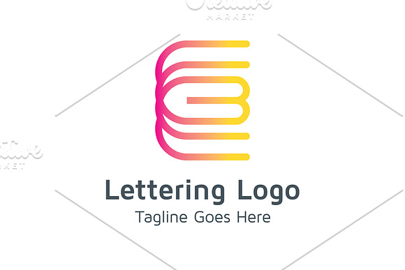 20 Logo Lettering E Template Bundle in Logo Templates - product preview 7