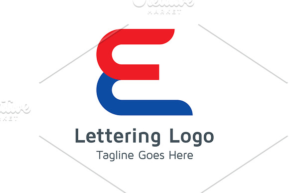 20 Logo Lettering E Template Bundle in Logo Templates - product preview 12