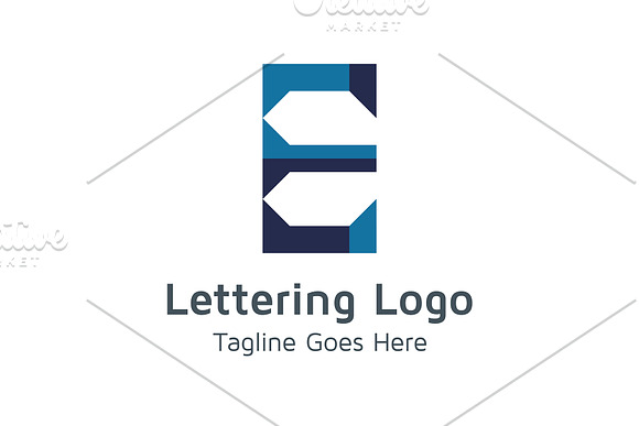 20 Logo Lettering E Template Bundle in Logo Templates - product preview 13