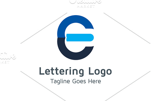 20 Logo Lettering E Template Bundle in Logo Templates - product preview 16