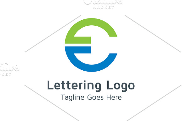 20 Logo Lettering E Template Bundle in Logo Templates - product preview 19