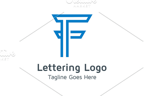 20 Logo Lettering F Template Bundle in Logo Templates - product preview 2