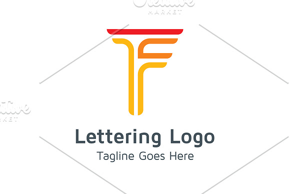 20 Logo Lettering F Template Bundle in Logo Templates - product preview 3