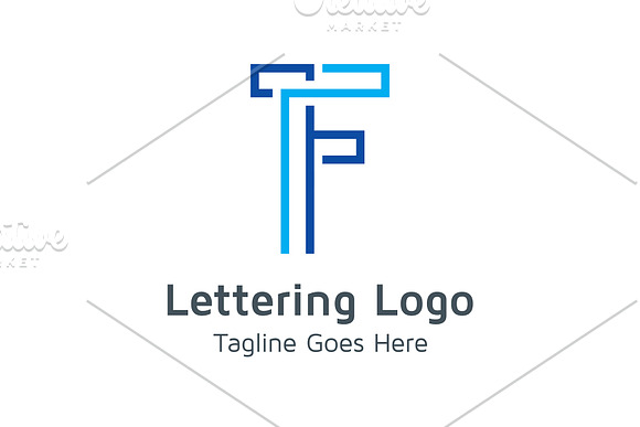 20 Logo Lettering F Template Bundle in Logo Templates - product preview 4