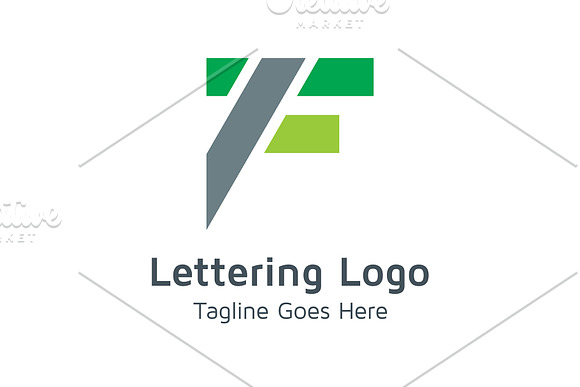 20 Logo Lettering F Template Bundle in Logo Templates - product preview 8
