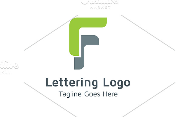 20 Logo Lettering F Template Bundle in Logo Templates - product preview 15