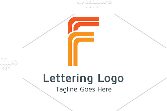 20 Logo Lettering F Template Bundle in Logo Templates - product preview 19