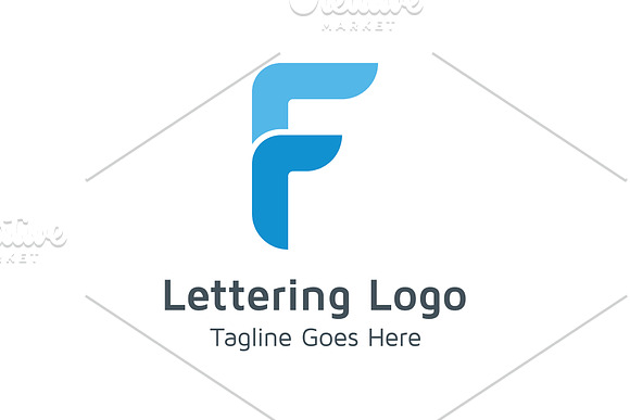 20 Logo Lettering F Template Bundle in Logo Templates - product preview 20
