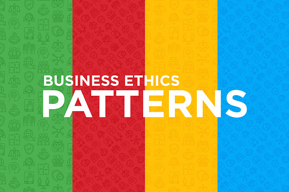 Business Ethics Patterns Collection in Patterns - product preview 3