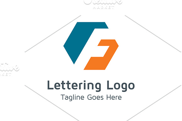 20 Logo Lettering F Template Bundle in Logo Templates - product preview 1