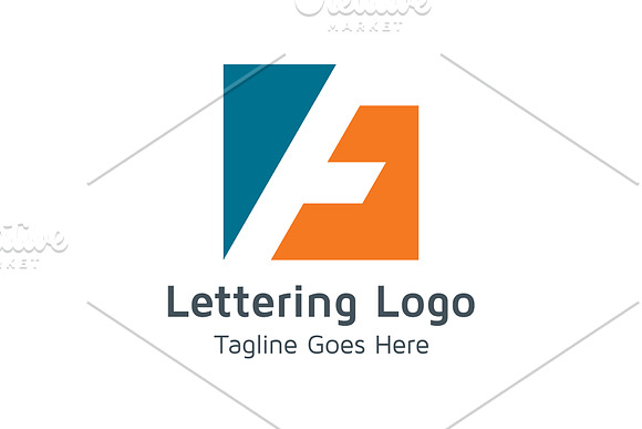 20 Logo Lettering F Template Bundle in Logo Templates - product preview 9