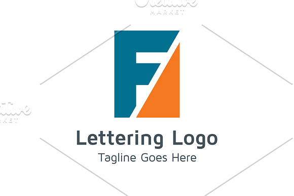 20 Logo Lettering F Template Bundle in Logo Templates - product preview 11