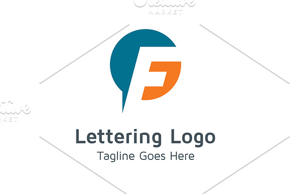 20 Logo Lettering F Template Bundle in Logo Templates - product preview 12