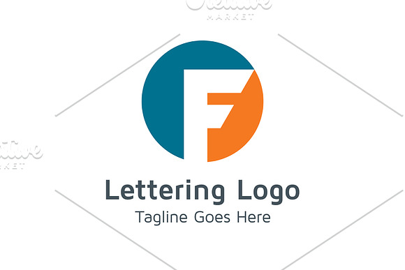 20 Logo Lettering F Template Bundle in Logo Templates - product preview 14