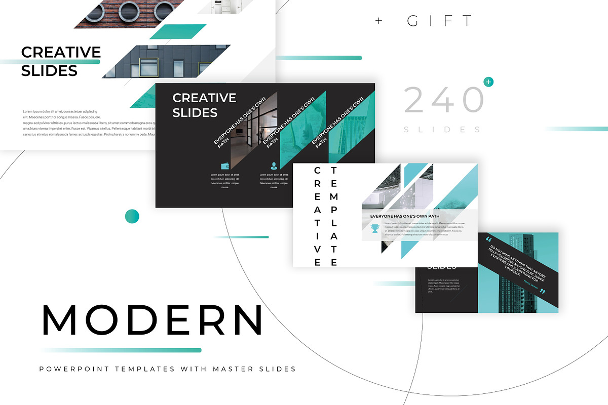 Modern - PowerPoint template in PowerPoint Templates - product preview 8