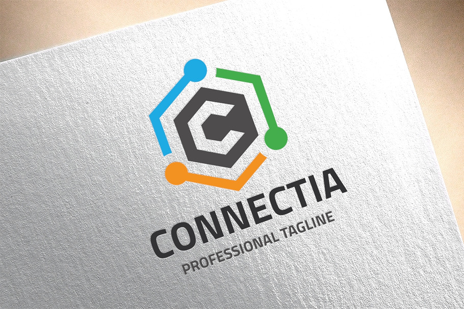 Letter C - Connectia Logo in Logo Templates - product preview 8