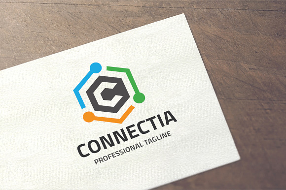 Letter C - Connectia Logo in Logo Templates - product preview 2