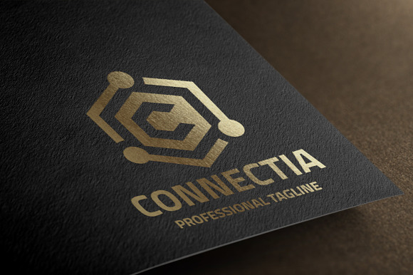 Letter C - Connectia Logo in Logo Templates - product preview 3