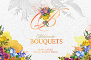 Magic bouquet Watercolor png 
