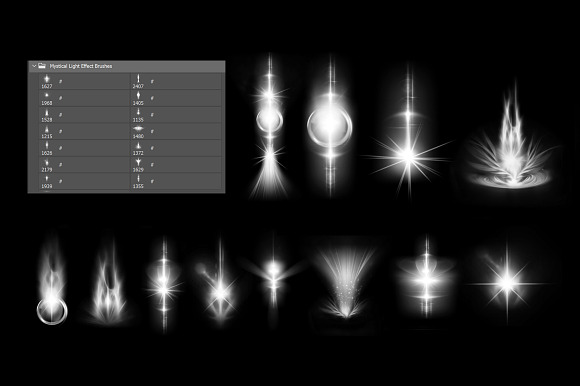 Mystical Light Effects in Photoshop Brushes - product preview 1