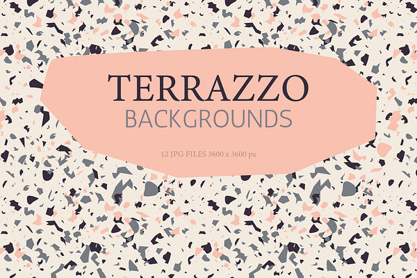 Terrazzo Backgrounds Multi-Colored