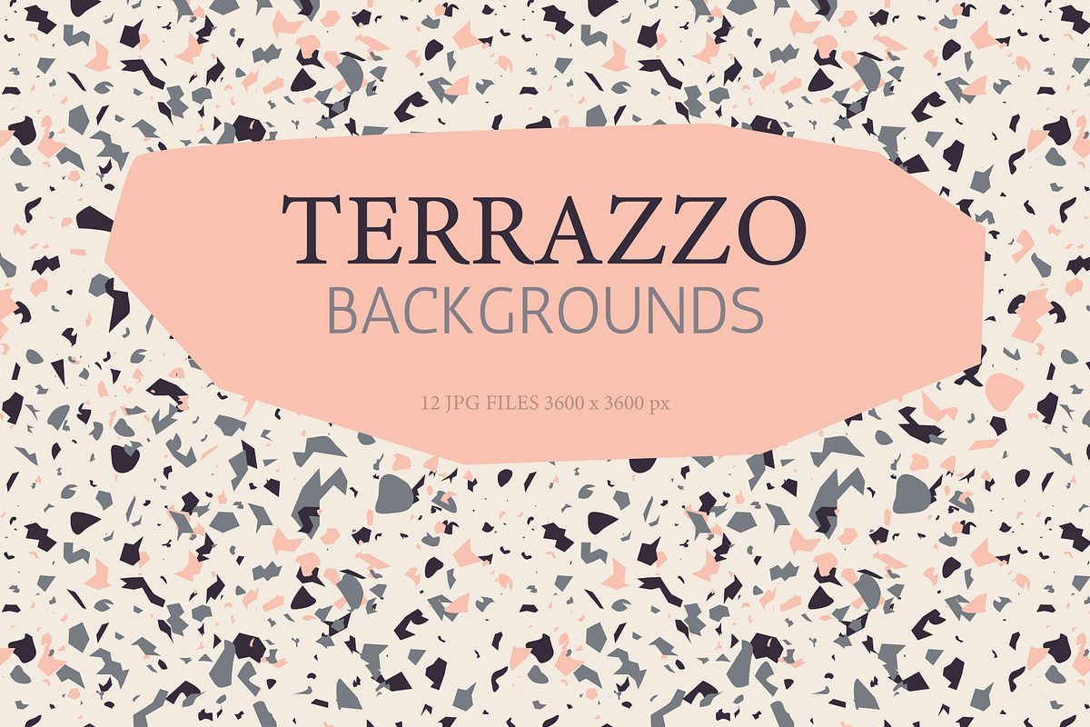 Terrazzo Backgrounds Multi-Colored in Patterns - product preview 8