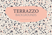 Terrazzo Backgrounds Multi-Colored
