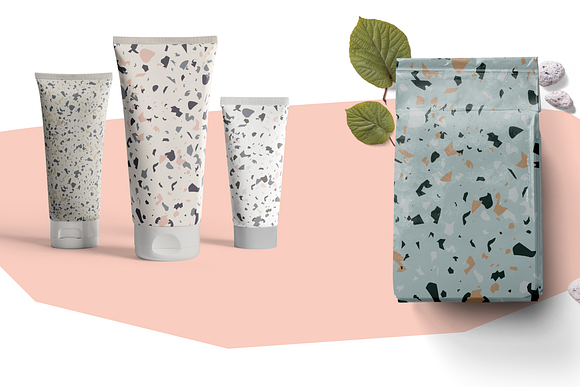 Terrazzo Backgrounds Multi-Colored in Patterns - product preview 1
