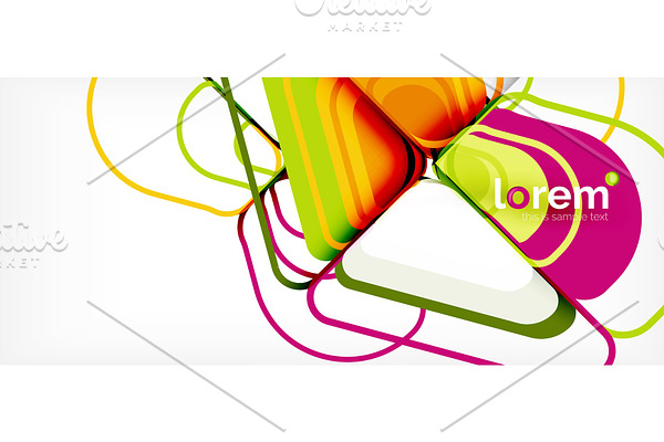 Abstract background multicolored