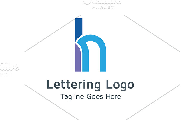 20 Logo Lettering H Template Bundle in Logo Templates - product preview 15