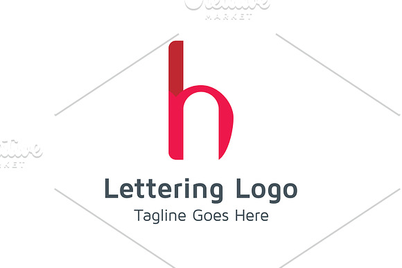 20 Logo Lettering H Template Bundle in Logo Templates - product preview 17