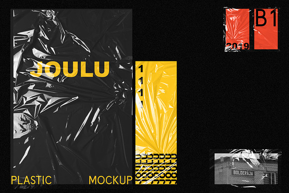 JOULU - Plastic Wrinkle Mockup in Product Mockups - product preview 7