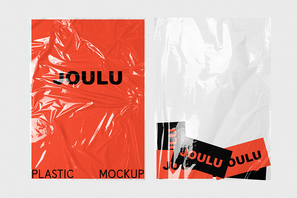 JOULU - Plastic Wrinkle Mockup in Product Mockups - product preview 10